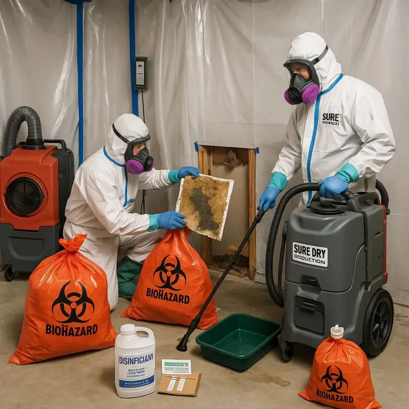 Contaminated Water Handling Protocols process in Whiteville, NC